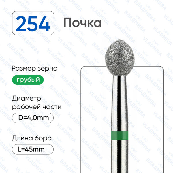 Алмазные фрезы 876.104.254.050.040