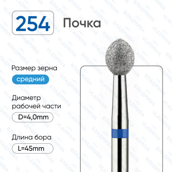 Алмазные фрезы 866.104.254.050.040