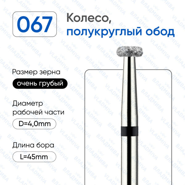 Алмазные фрезы 886.104.067.013.040