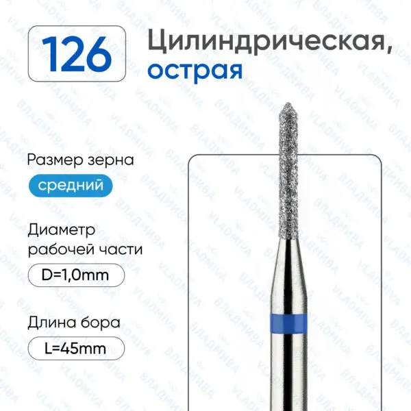 Алмазные фрезы 866.104.126.080.010