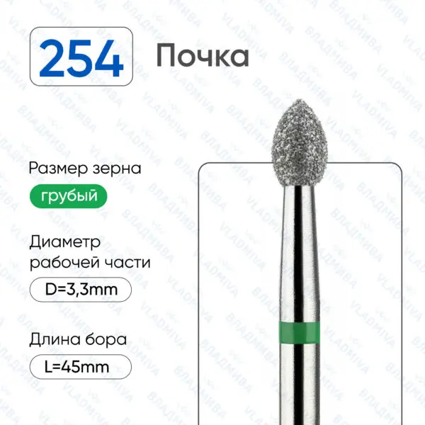 Алмазные фрезы 876.104.254.050.033
