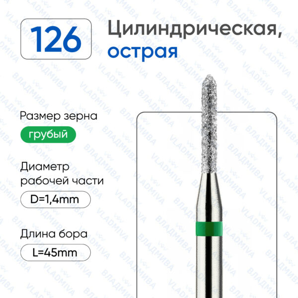 Алмазные фрезы 876.104.126.080.014