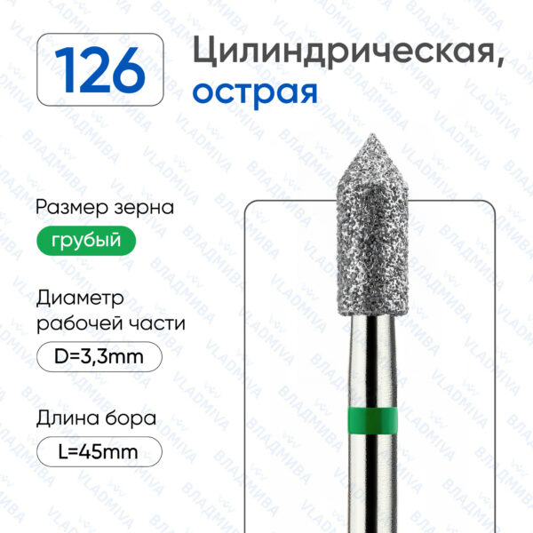 Алмазные фрезы 876.104.126.080.033