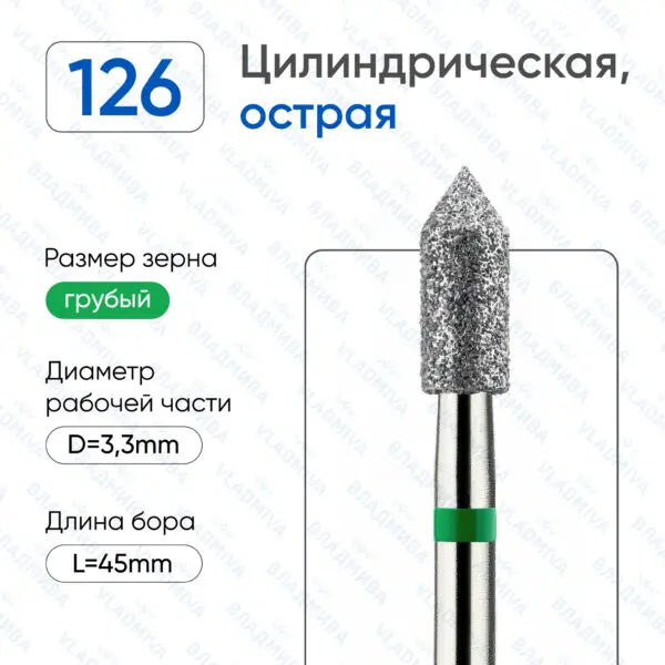 Алмазные фрезы 876.104.126.080.033