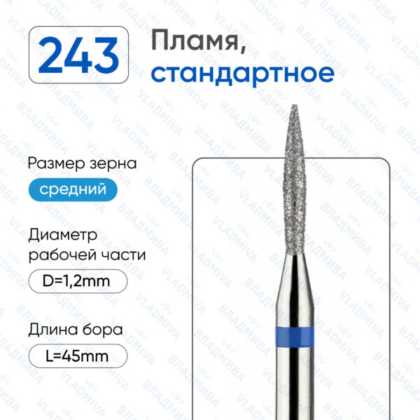Алмазные фрезы 866.104.243.080.012