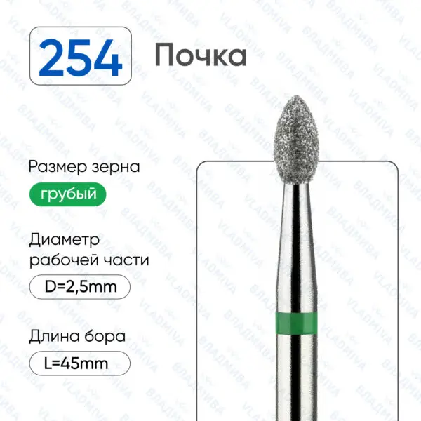 Алмазные фрезы 876.104.254.050.025