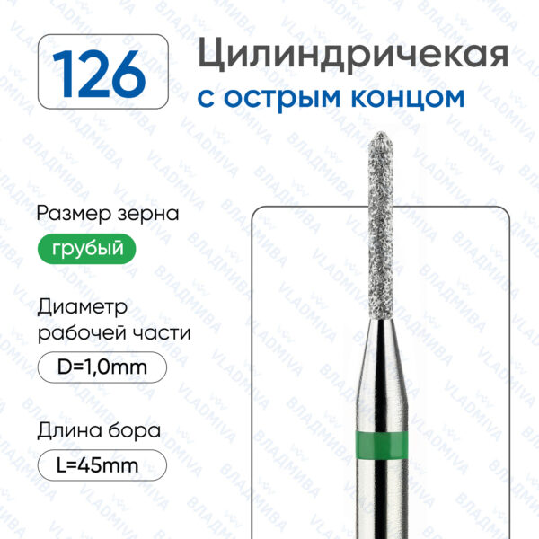 Алмазные фрезы 876.104.126.080.010