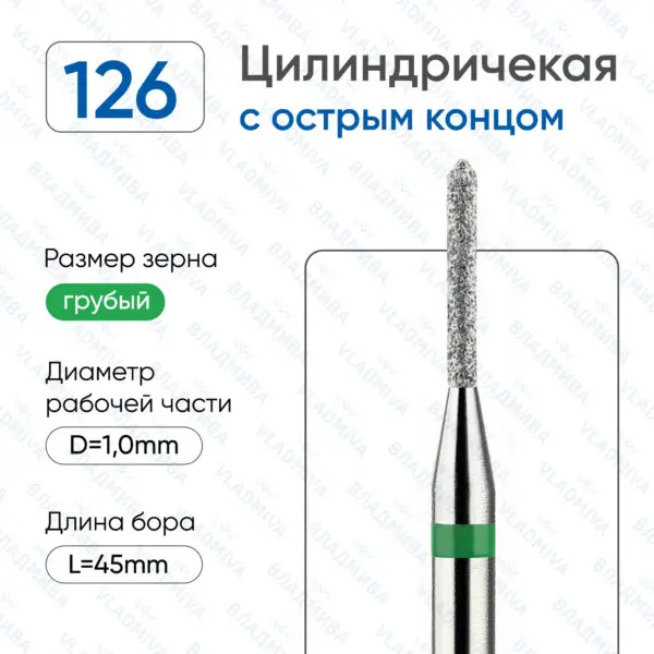 Алмазные фрезы 876.104.126.080.010