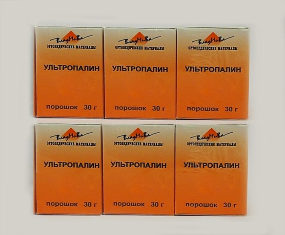 УЛЬТРОПАЛИН/Набор дентинов/30 г х 6