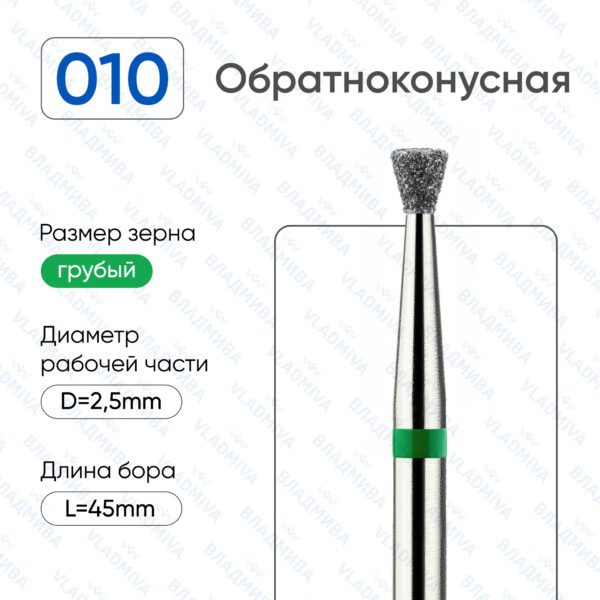 Алмазные фрезы 876.104.010.024.025