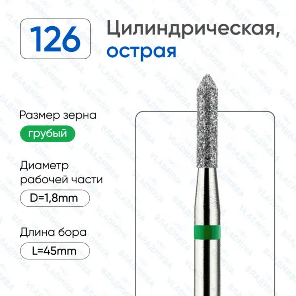 Алмазные фрезы 876.104.126.080.018