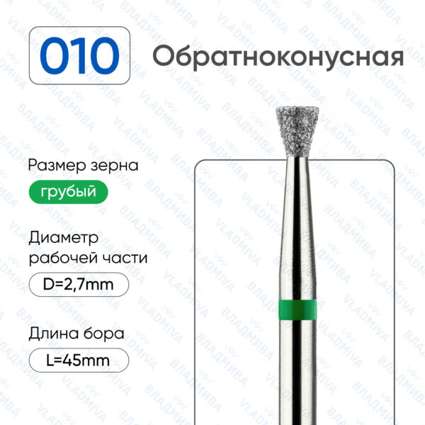 Алмазные фрезы 876.104.010.025.027