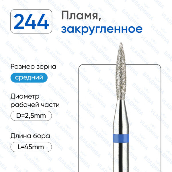 Алмазные фрезы 866.104.244.100.025