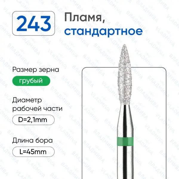 Алмазные фрезы 876.104.243.080.021