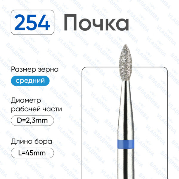 Алмазные фрезы 866.104.254.050.023