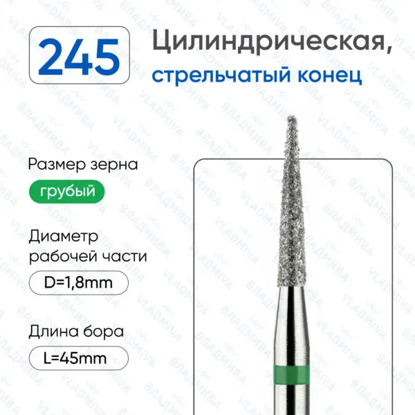 Алмазные фрезы 876.104.245.100.018