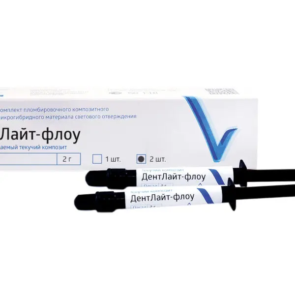 ДЕНТЛАЙТ ФЛОУ /оттенок А3,5/ 2 х 2 г