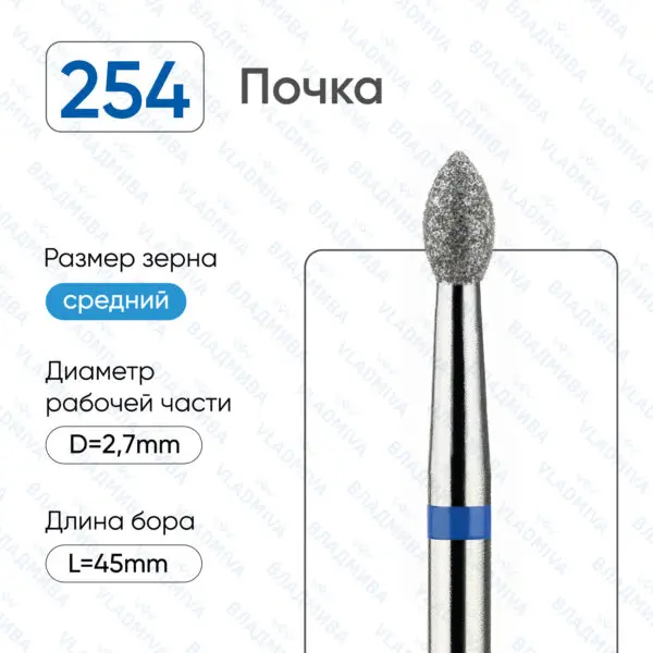 Алмазные фрезы 866.104.254.050.027