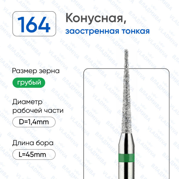 Алмазные фрезы 876.104.164.115.014