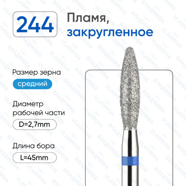 Алмазные фрезы 866.104.244.100.027