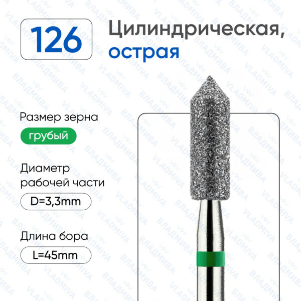 Алмазные фрезы 876.104.126.100.033
