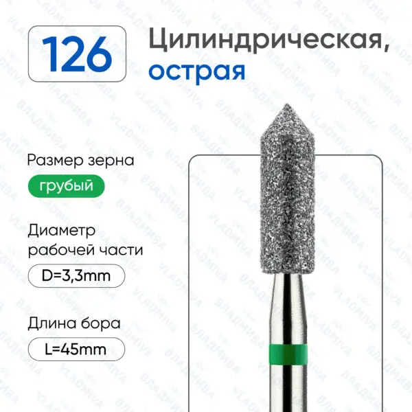 Алмазные фрезы 876.104.126.100.033