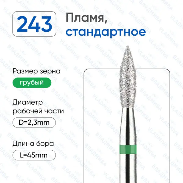Алмазные фрезы 876.104.243.080.023