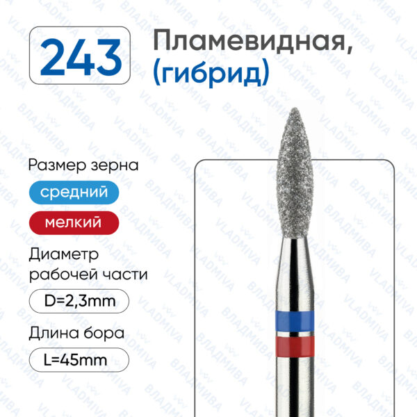 Алмазные фрезы 866.104.243.080.023G