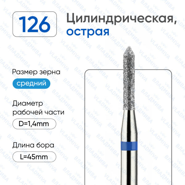 Алмазные фрезы 866.104.126.080.014