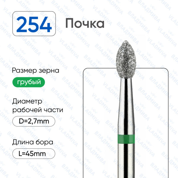 Алмазные фрезы 876.104.254.050.027