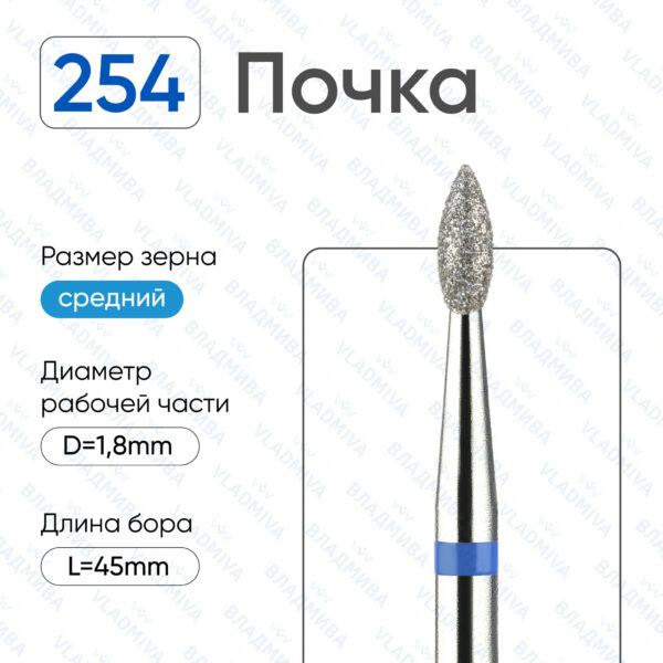 Алмазные фрезы 866.104.254.045.018