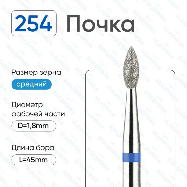 Алмазные фрезы 866.104.254.045.018