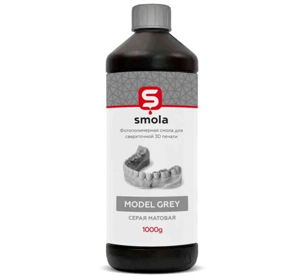 Фотополимер для 3Д печати Model Grey 1000мл/SMOLA