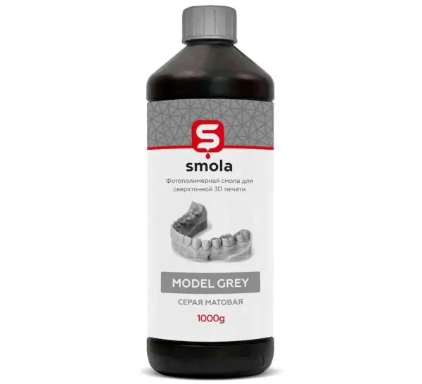 Фотополимер для 3Д печати Model Grey 1000мл/SMOLA