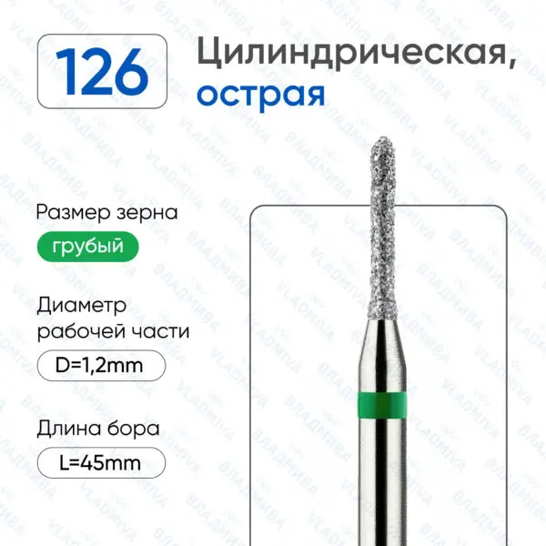 Алмазные фрезы 876.104.126.080.012