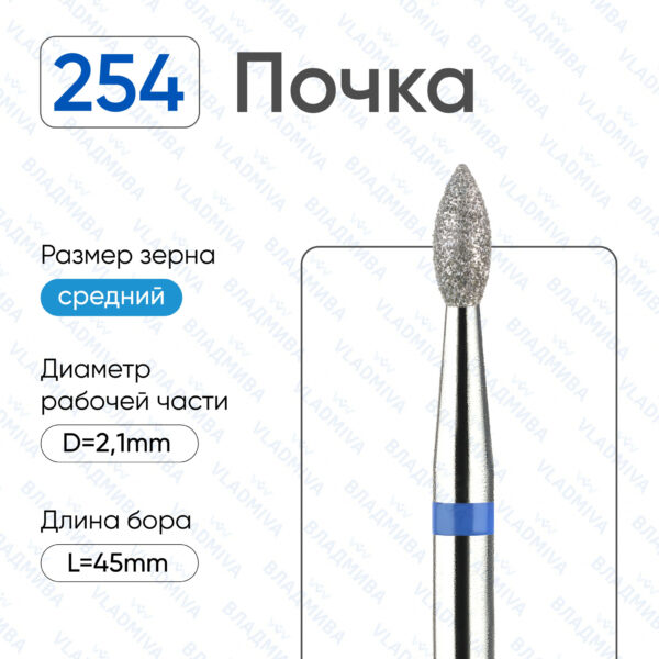 Алмазные фрезы 866.104.254.050.021
