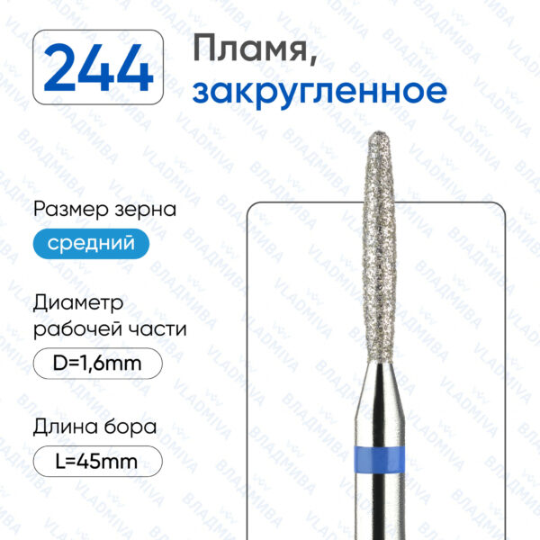 Алмазные фрезы 866.104.244.100.016