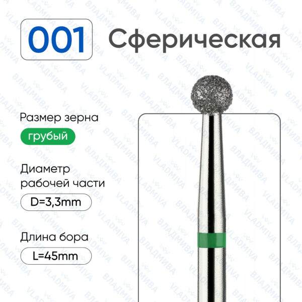 Алмазные фрезы 876.104.001.000.033