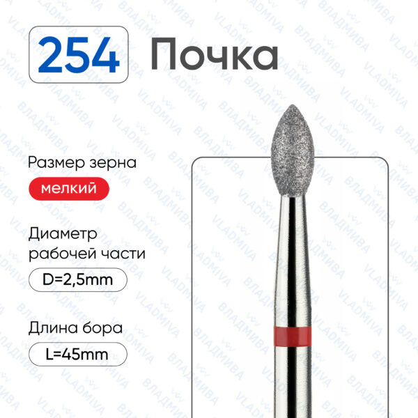 Алмазные фрезы 856.104.254.050.025