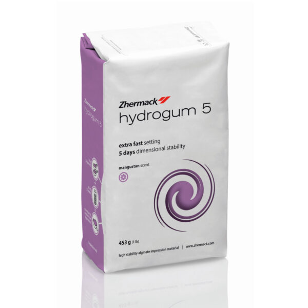HYDROGUM 5 / Слепочная масса для сьёмных протезов / сиреневая / 453 г