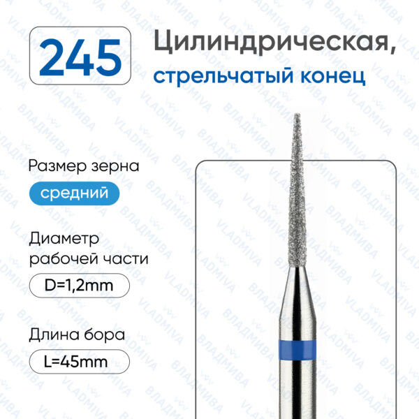 Алмазные фрезы 866.104.245.100.012