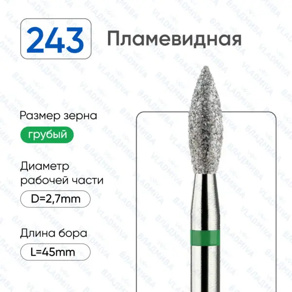 Алмазные фрезы 876.104.243.080.027